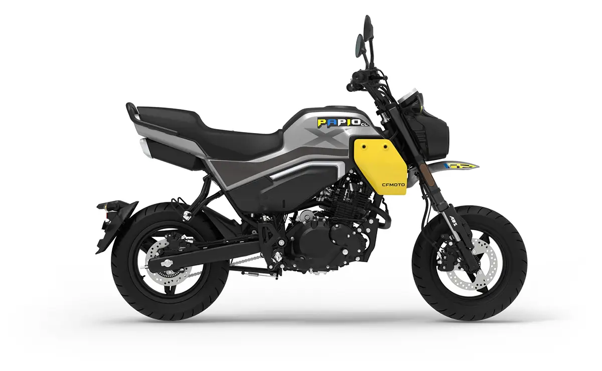 2026 Papio CL single-rider atv from CFMOTO, right-side studio view