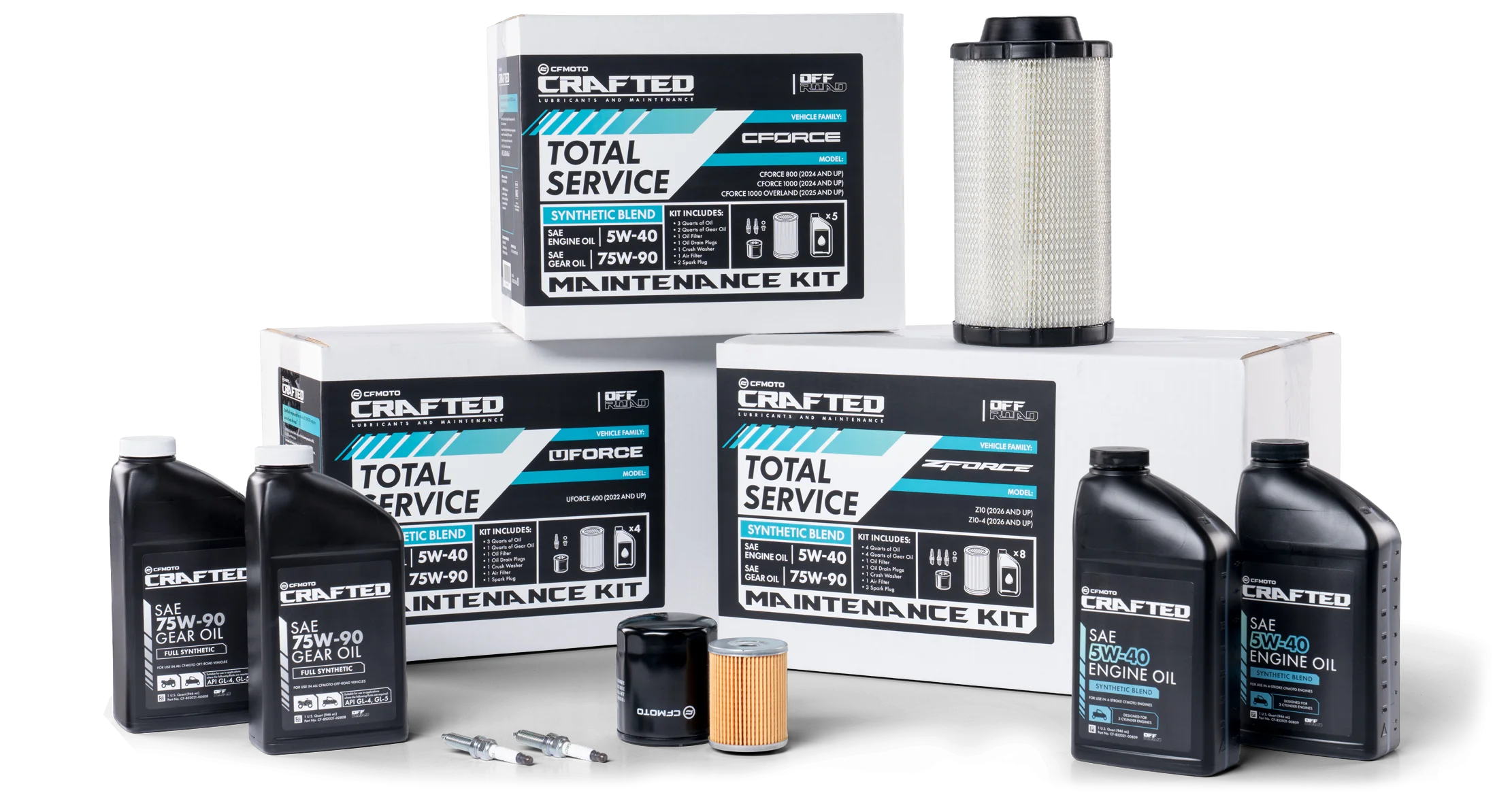 メンテナンス 5W-40 5Q 5W-40 Z950 Maintenance Kit CF-852022-00008, CFMOTO USA