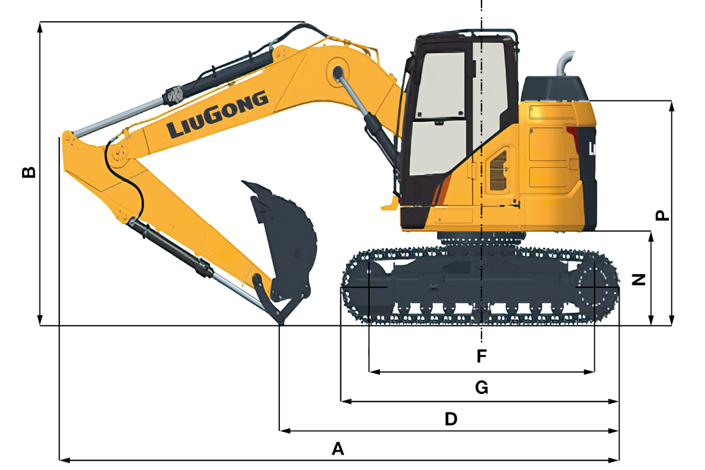 矢谷 LiuGong North America | Excavators | 9057FZTS