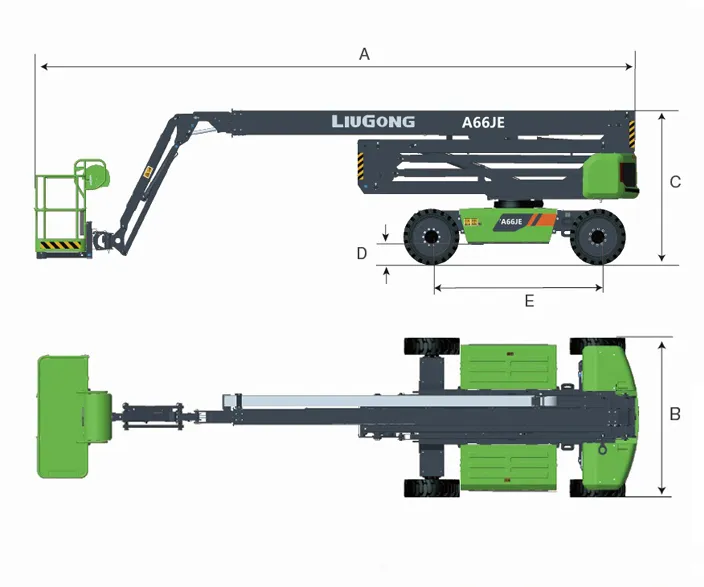 Коленчатый подъёмник LiuGong A66JE (электрический)