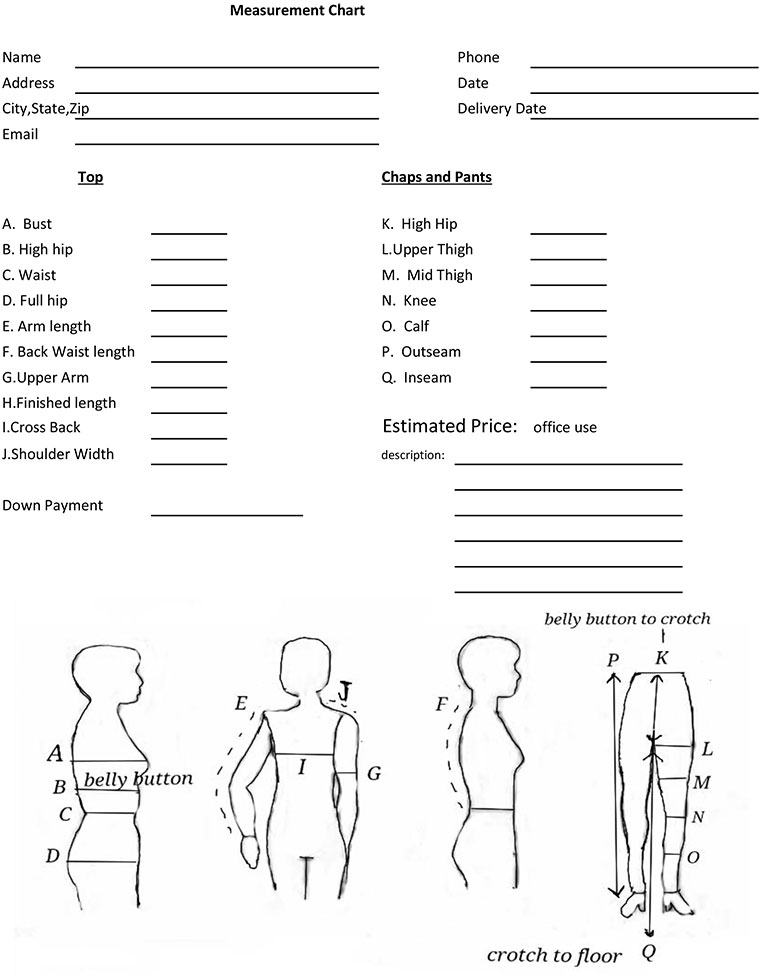 Measure Up Chart In Store How To Order