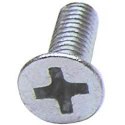 Flush Mount Phillips Screws M412FHS-STL, CyclePartsNation