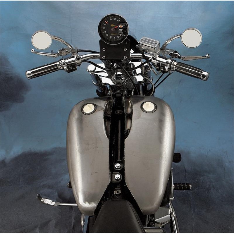 5.2 Gal Two-Piece Flat-Side Gas Tank w/ Dual Screw-In Caps 11584