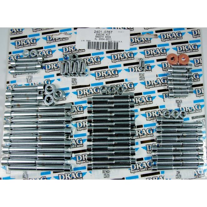 Individual Chrome Socket-Head Bolt Set, 1978 Harley Davidson