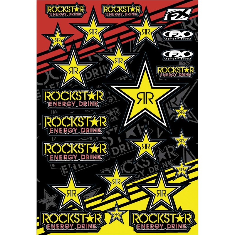 Rockstar Gold Reflective Sticker Kit 15-68700