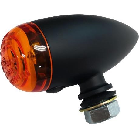 Universal LED Flat Black Marker Turn Signal Lights 20-6589SABLED