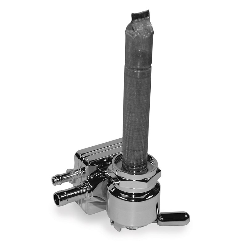 Single Outlet Reserve Valve Vacuum Round Design Petcock