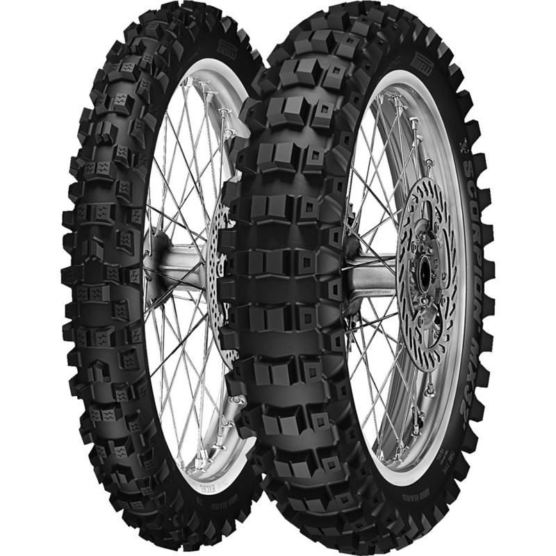 Scorpion MX32 Mid-Hard Front Tires, 2021 Gas Gas MC 125