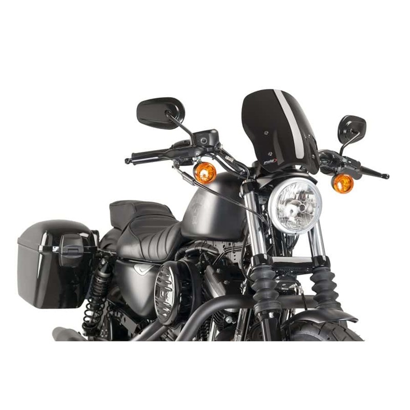 BMW F800R (2015 - 2019) Puig New Generation Touring Black Windshield 8187N - View #9