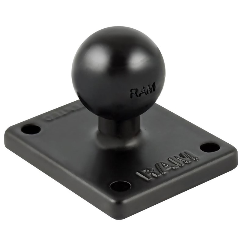 RAM 2in.x1.7in. Base with 1in. Ball for Universal AMPs Hole