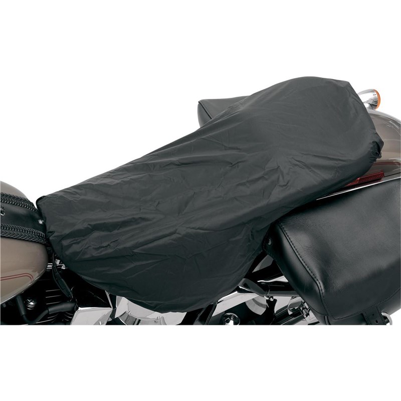 harley davidson seat and bag rain covers Motorcycle Saddlebag repellant black nylon Built in storage pouch for convenient packing when not in use Designed for two NEW Harley Davidson Touring Seat