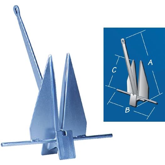 tie down engineering danforth standard anchor