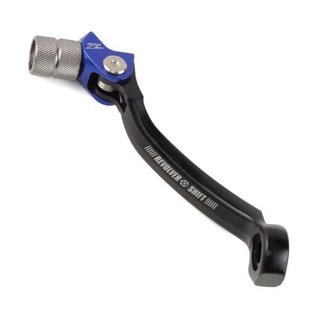 Zeta Revolver Shift Lever - Red, Adjustable 6-Position Forged Aluminum Shifter - View #2