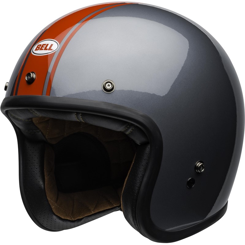 bell custom 500 rally gloss black bronze open face helmet Black/Bronze / Large Bell Custom 500 The Custom 500 is the epitome of a classic 3/4 helmet Bell Custom 500 06 Helmet