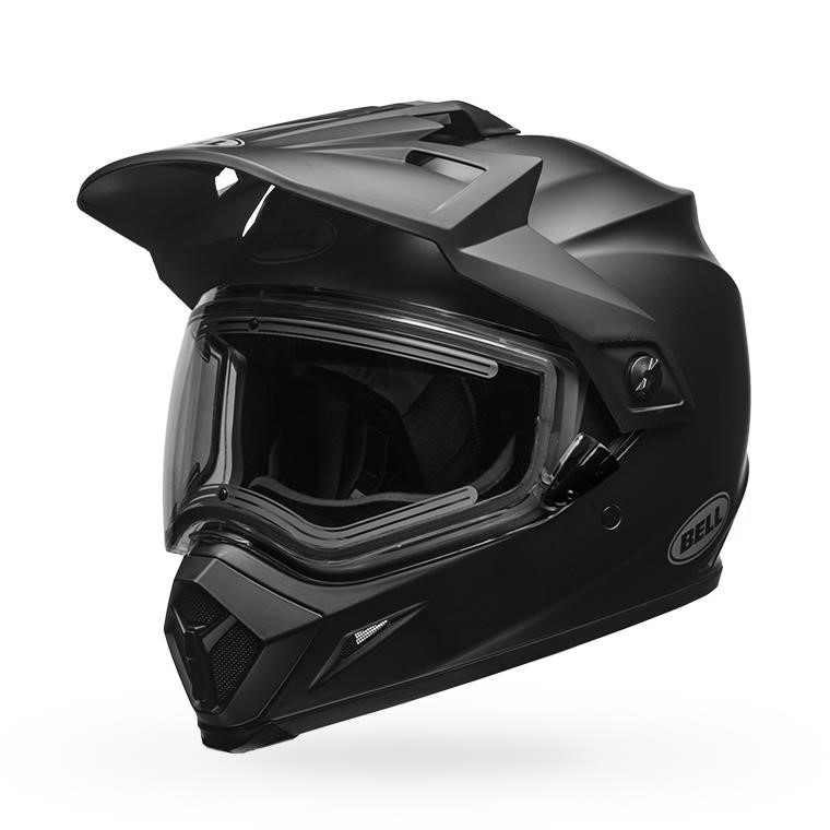 bell adventure helmet goggles MX-9 MIPS Matte Black Eagle Leather and a removable Bell MX-9 Adventure MIPS Motion