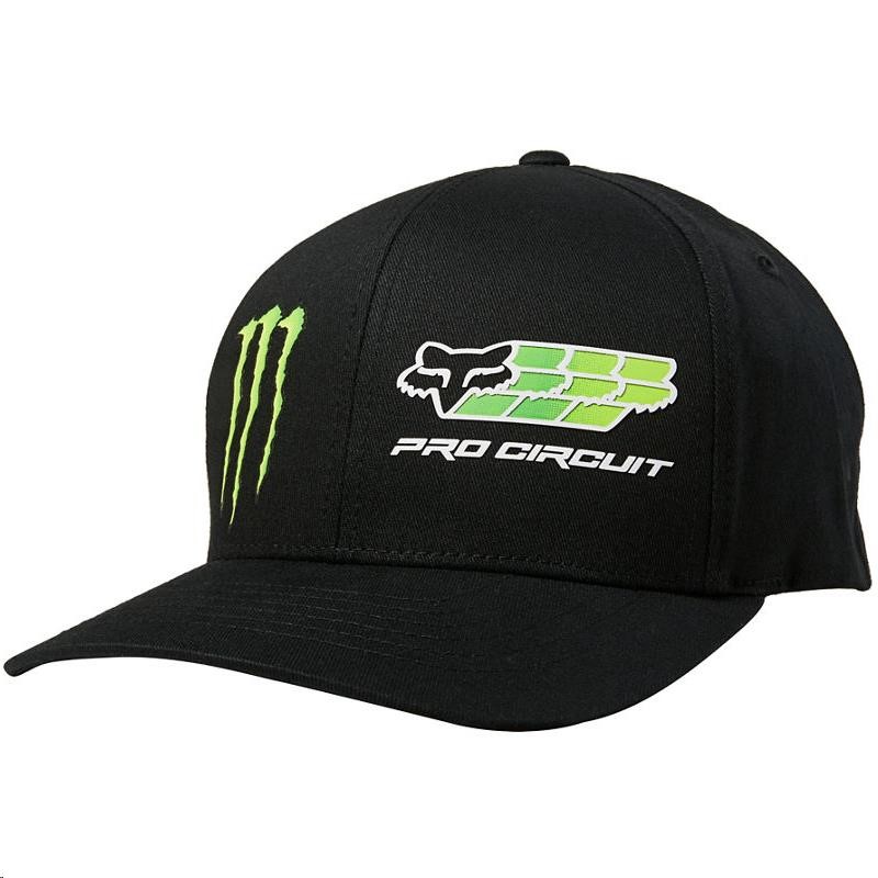 Monster Pro Circuit Flexfit Hats 26565-001-L/XL, CyclePartsNation