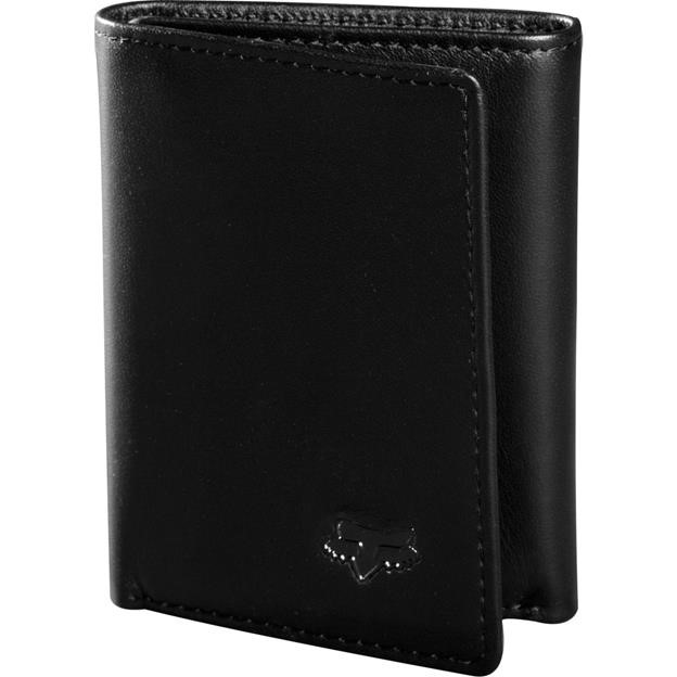 3/C FOLD WALLET BLACK ① Trifold Leather Wallet 20796-001-NS, Fox Powersports Parts