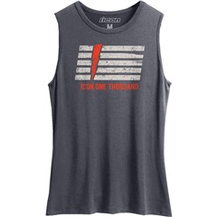 1000 Invasion Stripe Womens Tank Tops