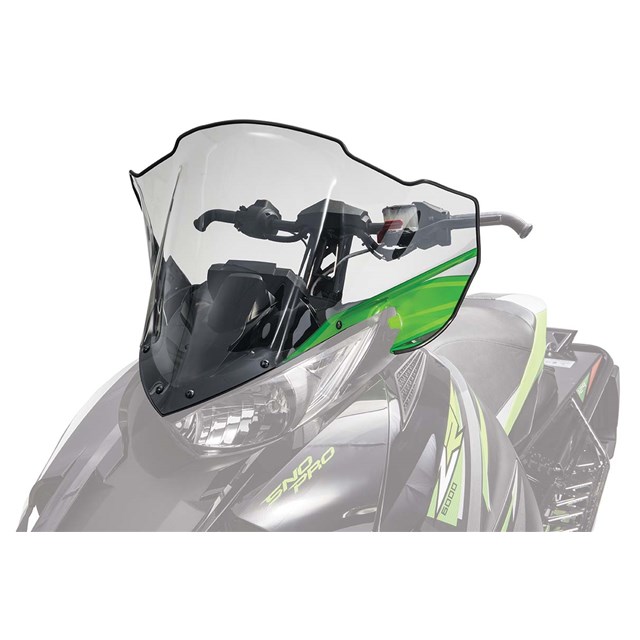 ⛄️ Arctic Cat, MID WINDSHIELD BLACK 6606-134, 2012-2017 M SNO PRO ZR XF