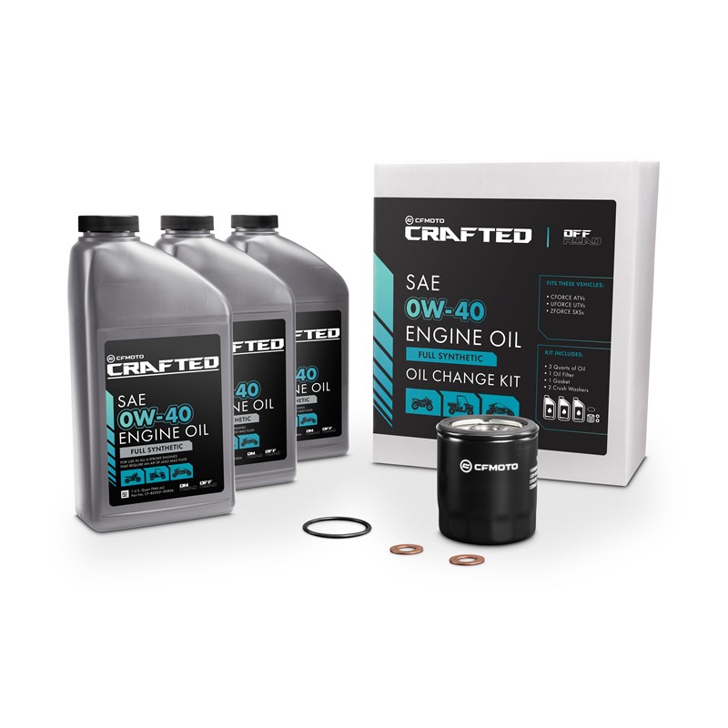 Oil Change Kit, 0W-40 Off-Road, 3 Quarts CF-852021-00821, CFMOTO USA