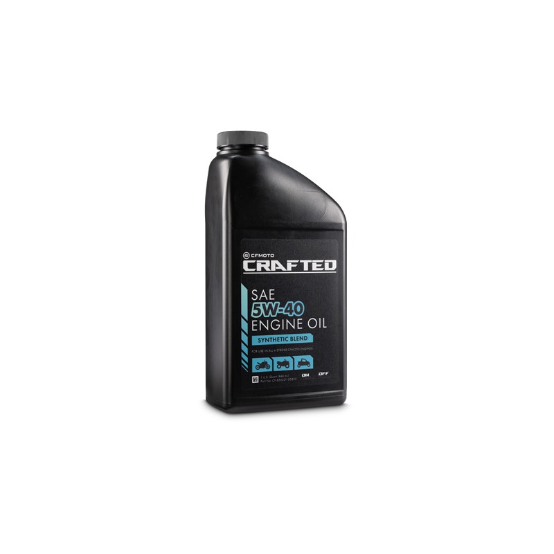 5W-40 Synthetic Blend Engine Oil, 1 Quart CF-852021-00809, CFMOTO USA