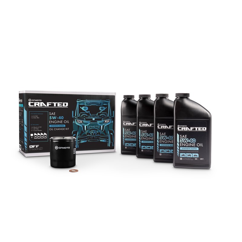 Oil Change Kit, 5W-40 Off-Road, 4 Quarts CF-852021-00818, CFMOTO USA