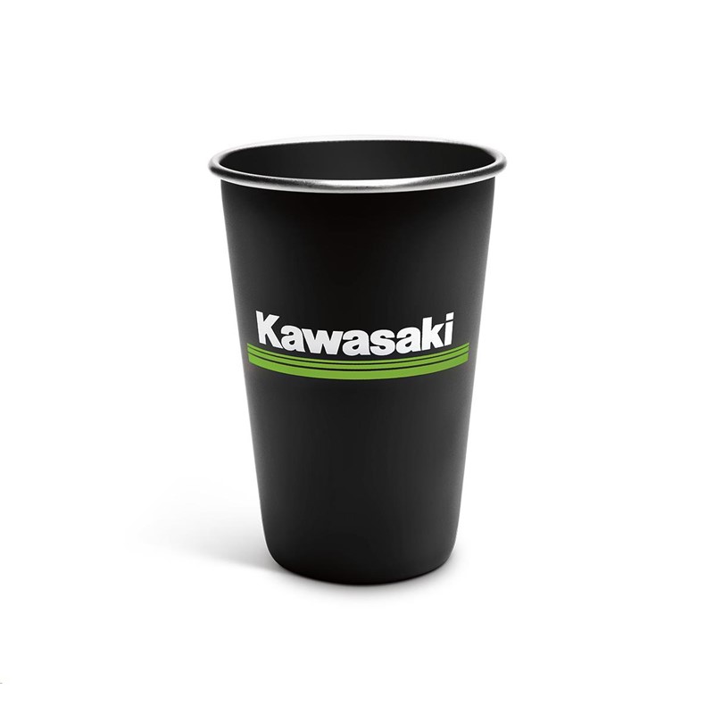 ●C.U.P. Kawasaki 3 Green Lines Stainless Steel Tumbler, 1999