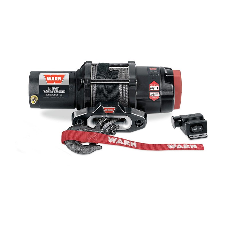 Warn Pro Vantage 3500S Winch, 1988 Kawasaki KAF450 Mule 1000