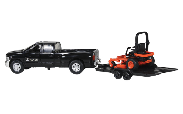 Z700 Mower with Dodge Pickup Truck & Trailer 77700-10527, Kubota