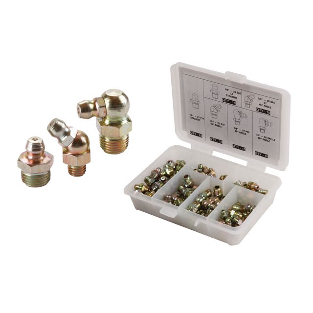 80 Piece SAE Grease Fitting Kit 77700-06282, Kubota Tractor