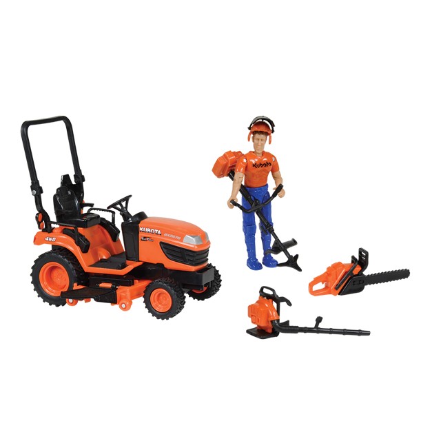 BX2670 Lawn Tractor & Turf Playset 77700-10057, Kubota Tractor