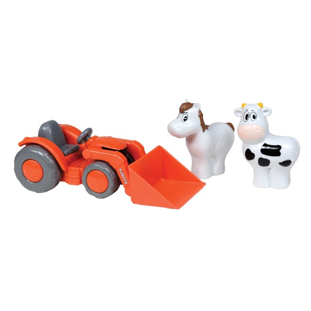 My Lil' Orange Tractor & Farm Animals 77700-10780, Kubota Tractor