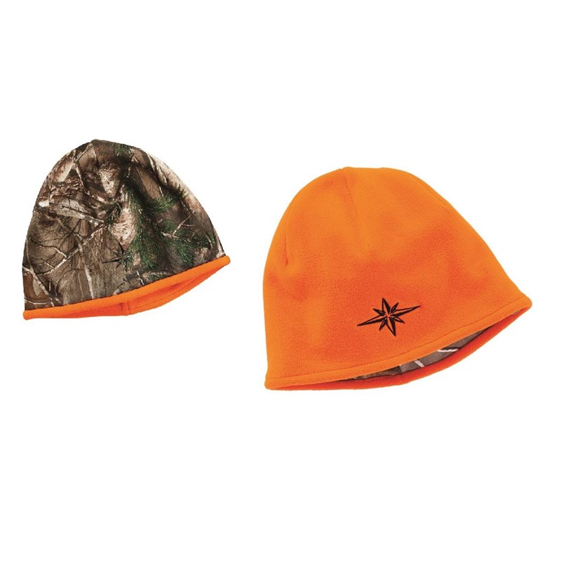 Reversible Camo Blaze Orange Beanie - Paramount Outdoors