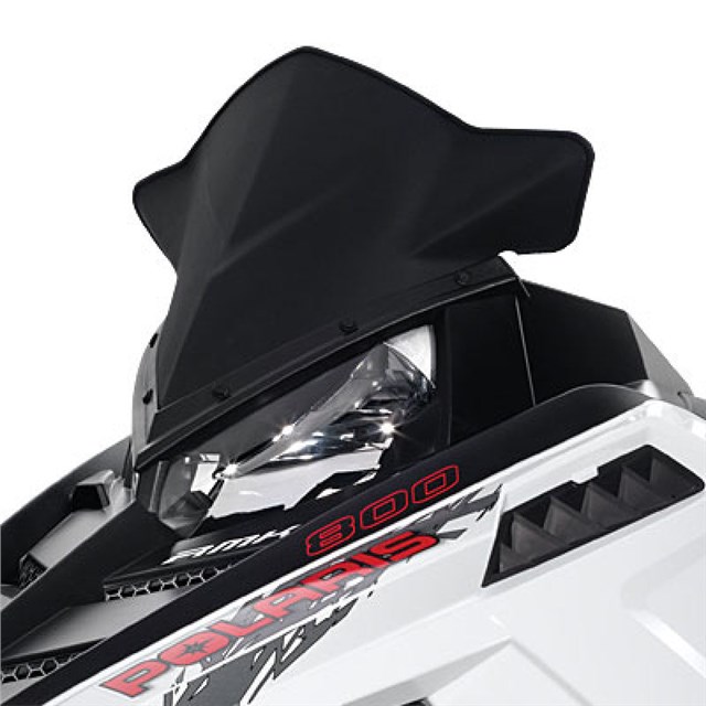 Snowmobile Low/Mid Windshield - Matte Black 2879828, Babbitts Online