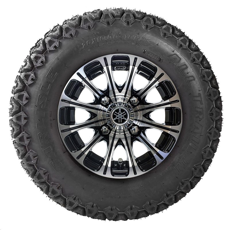 Radial Rims 16-Spoke V-Series Radial Alloy Wheels GCA-J0D52-2L-BM, TNT Golf Car ...