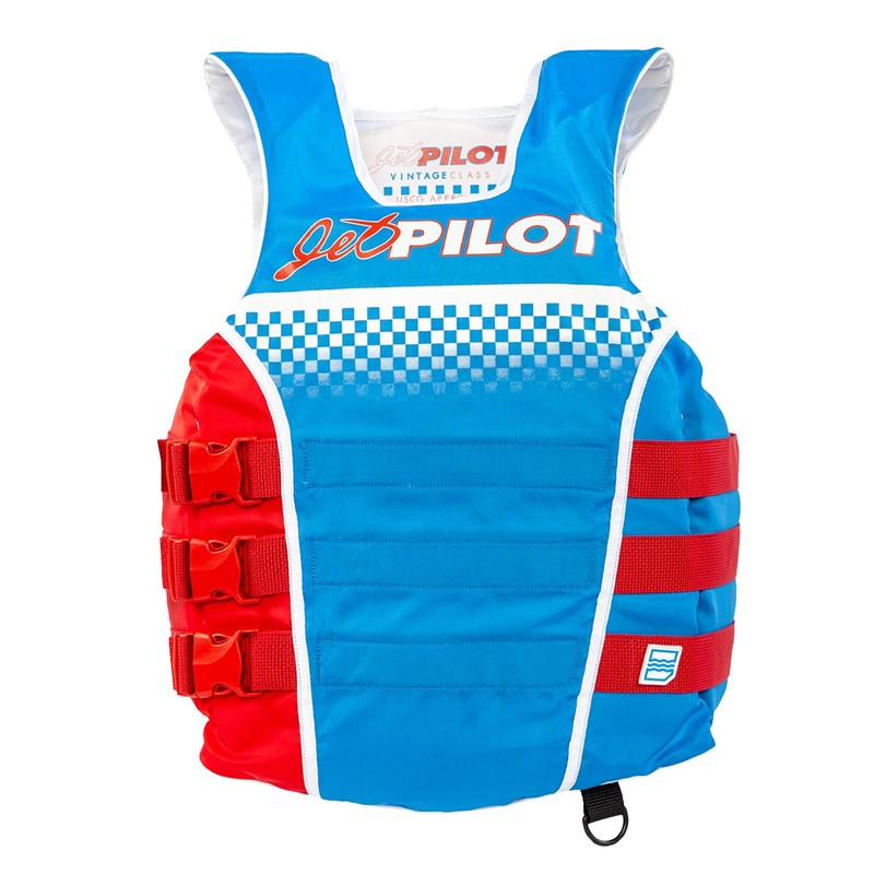 JetPilot Vintage Nylon Side Entry 3-Buckle PFD WJP-21212-NV