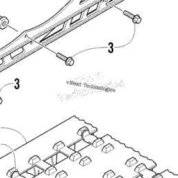 2013 Arctic Cat M 800 153 BLACK (S2013M8H3EUSB) Slide Rail And