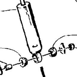 1995 Arctic Cat Z 440 (95Z4A) Front Suspension And Shock Absorber