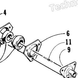 1998 Arctic Cat ZL 500 (98ZLB) Drive Train Shafts,Brake Assemblies