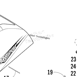 2005 Arctic Cat Z 570 LX GREEN (S2005ZADLXUSG) Gas Tank, Seat, And