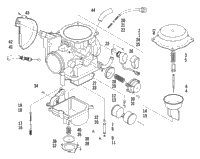 Carburetor For Arctic Cat 500 4x4 Automatic / TRV / TBX (2004-2007) – MOTO1988 0470-533 W/ Oil Filter