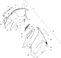 2019 Arctic Cat ZR 9000 LTD 137 BLACK (S2019ZXXLEUSB) Side Panel