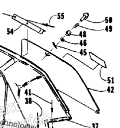 1991 Arctic Cat SUPER JAG (0650-148) Body, Seat And Gas Tank 