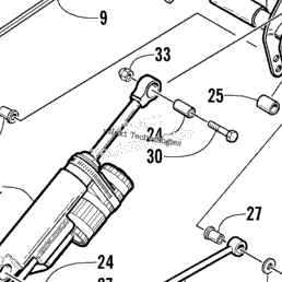 2002 Arctic Cat ZL 600 EFI SS (S2002ZLDSEUSB) Rear Suspension Rear