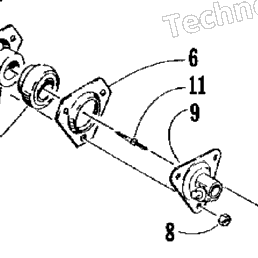 1999 Arctic Cat ZL 500 EFI (99ZLG) Drive Train Shafts And Brake