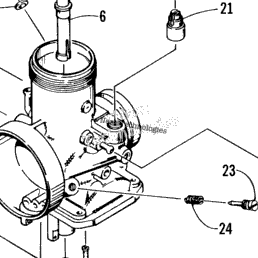 1998 Arctic Cat ZR 500 (2ND RUN) (98ZRD) Carburetor Vm38