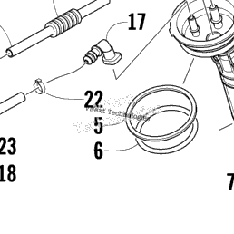 2009 Arctic Cat Z1 TURBO BLACK (S2009Z1NTBUSB) Fuel Pump Assembly
