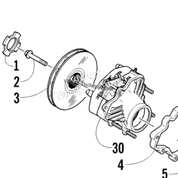 2012 Arctic Cat BEARCAT Z1 XT BLUE (S2012BCNWTUSL) Drive Train