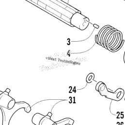 2016 Arctic Cat ALTERRA 400 (A2016KAG4BUSG) Gear Shifting Assembly
