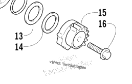 2016 Arctic Cat ALTERRA 400 (A2016KAG4BUSG) Gear Shifting Assembly